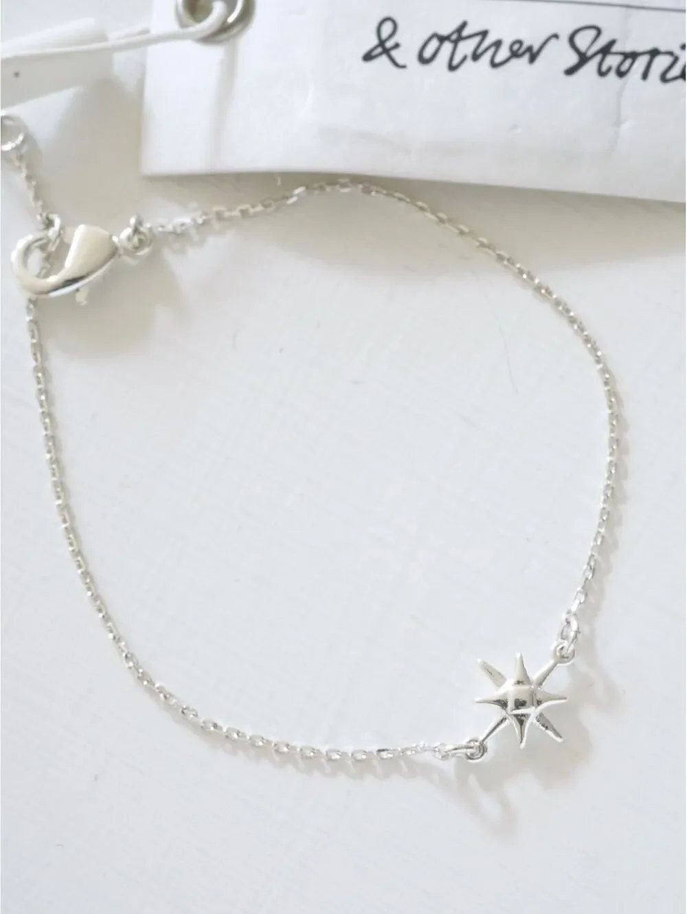 & Other Stories Silver Star Bracelet